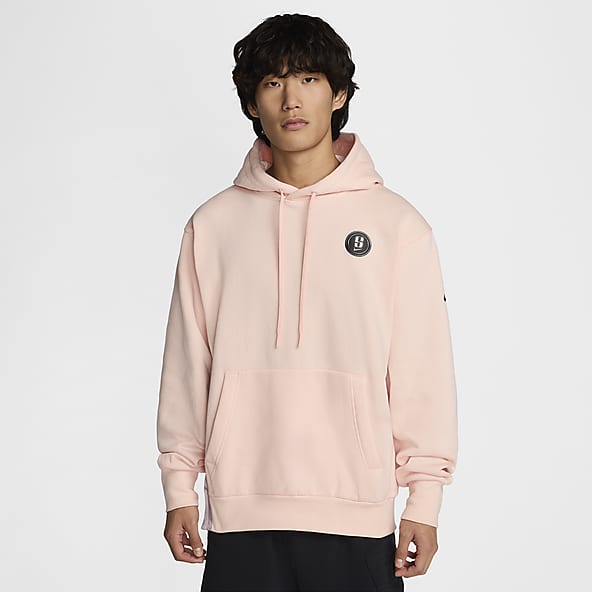 Pink nike zip up deals
